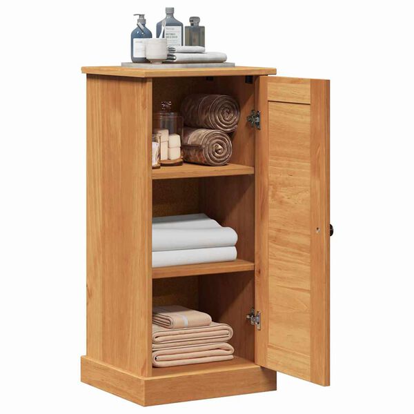 vidaXL Mueble de Cuarto de Ba&ntilde;o con estante VIGO Marr&oacute;n y Marr&oacute;n Miel