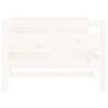 vidaXL Sof&aacute; cama madera maciza de pino blanco 90x190 cm
