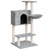 vidaXL Rascador para gatos con postes de sisal gris claro 108,5 cm