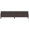vidaXL Cama tipo Box Spring Marr&oacute;n Oscuro 80 x 200 cm tela