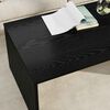 vidaXL Mesa de Caf&eacute; Roble Negro 95 x 50 x 34 cm Madera de ingenier&iacute;a