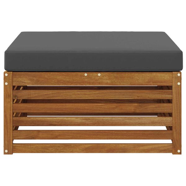 vidaXL Reposapi&eacute;s de exterior Madera de Acacia S&oacute;lida Natural