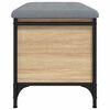 vidaXL Banco con almacenaje madera ingenier&iacute;a roble Sonoma 62x42x45 cm