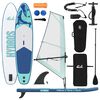 vidaXL Tabla SUP Inflable con Vela HYDROS 330 x 76 x 15 cm Tuquesa