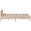 vidaXL Estructura de cama sin colch&oacute;n madera maciza de pino 200x200 cm