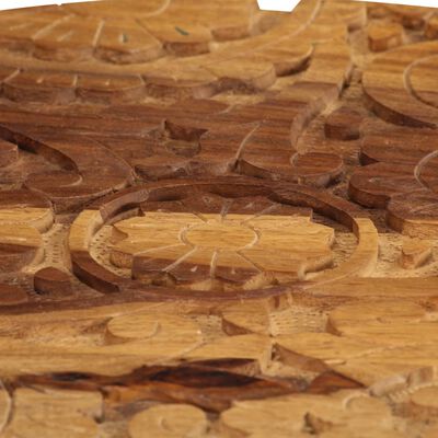 vidaXL Mesas de centro 2 piezas madera maciza de sheesham