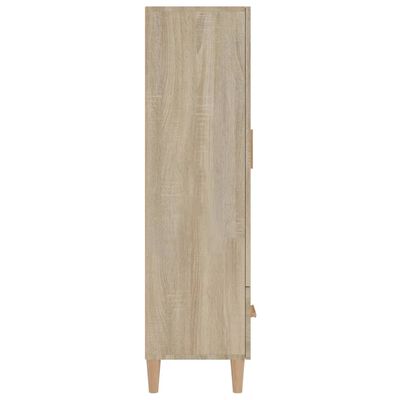 vidaXL Aparador madera contrachapada roble Sonoma 70x31x115 cm