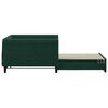 vidaXL Sof&aacute; cama nido terciopelo verde oscuro 100x200 cm