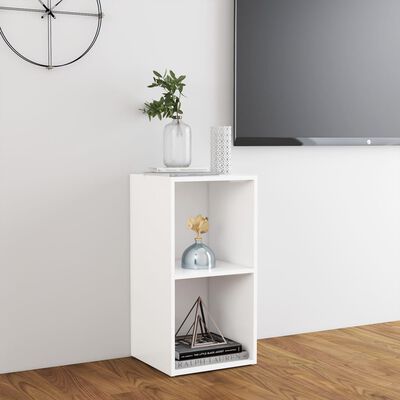vidaXL Mueble para TV madera contrachapada blanco 72x35x36,5 cm