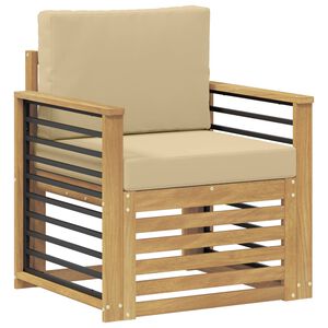 vidaXL Conjunto de sof&aacute;s de exterior Poli&eacute;ster Blanco
