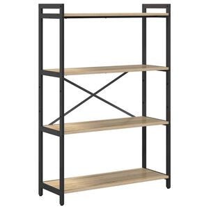 vidaXL Estante de libros 80 x 30 x 120 cm Madera de ingenier&iacute;a