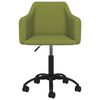 vidaXL Silla de comedor giratoria 6 uds terciopelo verde claro