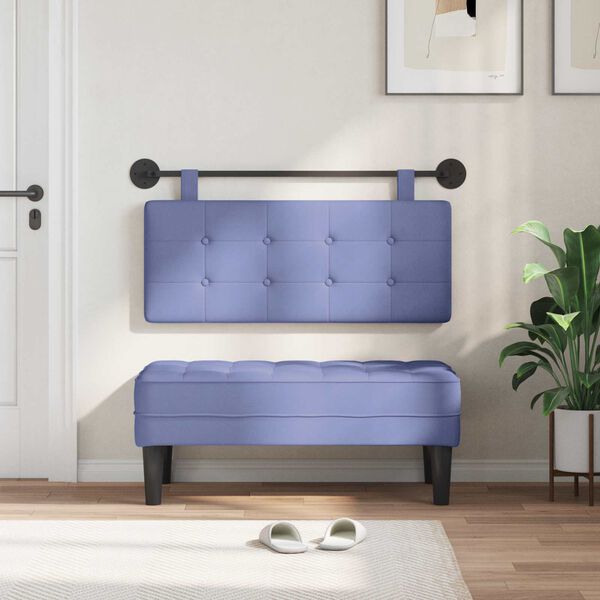 vidaXL Cabecera Colgante Montaje en la pared tela