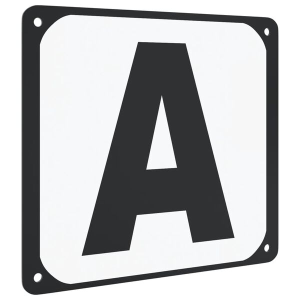 vidaXL Letras de estadio de doma ecuestre 12 unidades acero