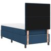 vidaXL Cama tipo Box Spring con colch&oacute;n con LED Azul 80 x 200 cm tela