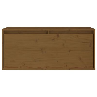 vidaXL Muebles para TV 3 piezas madera maciza de pino marrón miel
