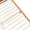 vidaXL Estructura de cama Marr&oacute;n cera 140 x 200 cm