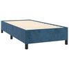vidaXL Cama box spring con colch&oacute;n terciopelo azul oscuro 90x200 cm