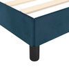 vidaXL Estructura de cama sin colch&oacute;n terciopelo azul oscuro 120x190cm