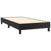 vidaXL Cama box spring con colchón cuero sintético negro 90x190 cm