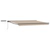 vidaXL Toldo Retr&aacute;ctil El&eacute;ctrico Beige y Antracita 4 x 3 m