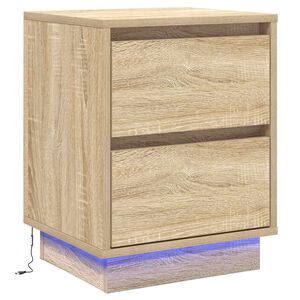 vidaXL Armario de Noche Roble Sonoma 39 x 34,5 x 50 cm
