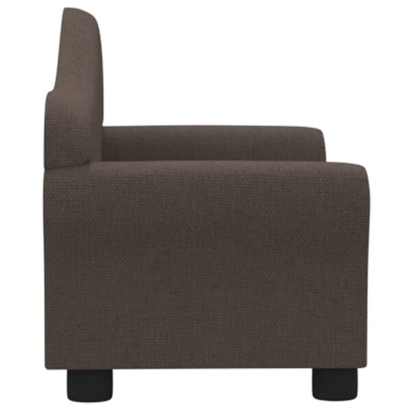 vidaXL Sofá para niños tela gris taupe