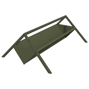 vidaXL Abrevadero para ganado Verde oliva 111 x 76 x 38 cm 10 kg