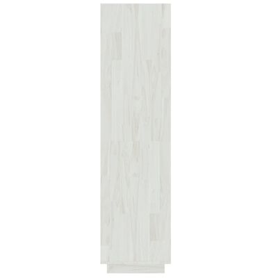 vidaXL Estantería/divisor de espacios madera pino blanco 40x35x135 cm