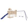 vidaXL Parque infantil de exterior madera maciza de pino