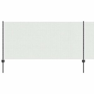 vidaXL Valla hexagonal con poste 10 x 1 m Acero recubierto de PVC Gris