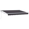 vidaXL Toldo Retr&aacute;ctil El&eacute;ctrico Antracita 3 x 2 m