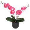 vidaXL Planta de Orqu&iacute;dea Artificial Rojo 36 x 10 x 30 cm