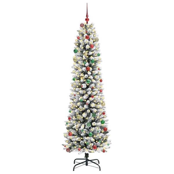 vidaXL &Aacute;rbol de Navidad artificial 240 cm PVC, Metal y Pl&aacute;stico