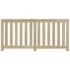 vidaXL Cubierta de radiador madera ingenier&iacute;a roble Sonoma 175x20x82cm
