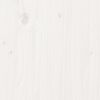 vidaXL Jardinera madera maciza de pino blanco 50x50x72,5 cm