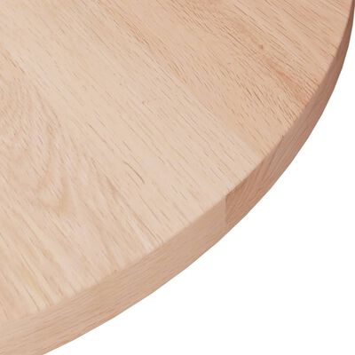 vidaXL Superficie de mesa redonda madera de roble sin tratar Ø40x1,5cm