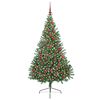 vidaXL &Aacute;rbol de Navidad Artificial Preiluminado Verde 180 cm PVC