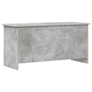 vidaXL Ba&uacute;l de almacenamiento Gris Hormig&oacute;n 100 x 40 x 50 cm
