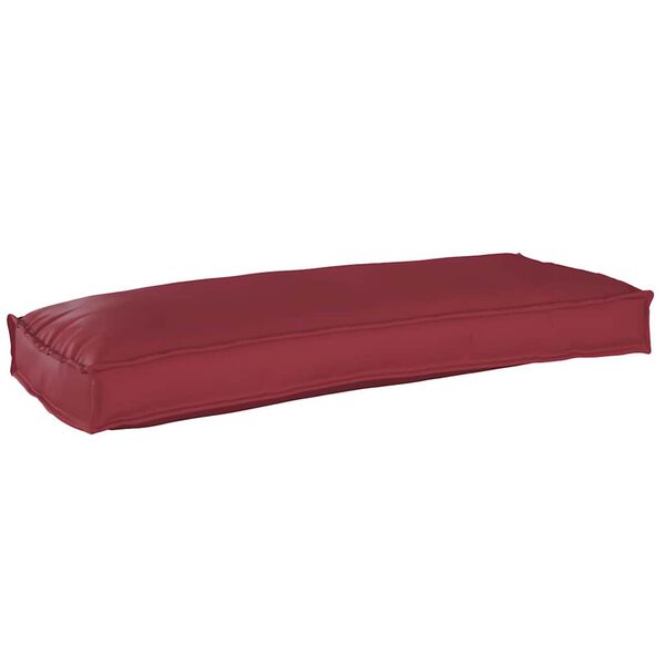 vidaXL Coj&iacute;n Rojo vino 100 x 40 x 8 cm Tela Oxford