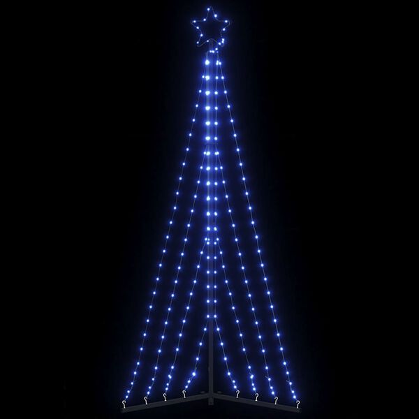 vidaXL &Aacute;rbol de Navidad LED 339 LEDs blanco fr&iacute;o 187 cm