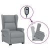 vidaXL Sill&oacute;n de masaje elevable tela gris claro