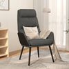 vidaXL Sillón de relax de tela gris oscuro