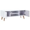 vidaXL Mueble para TV MDF blanco 120x40x46 cm