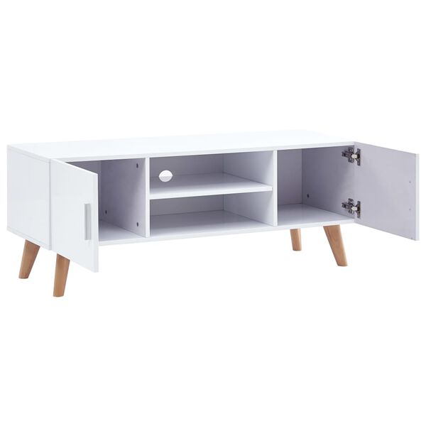 vidaXL Mueble para TV MDF blanco 120x40x46 cm