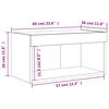 vidaXL Mueble para TV con luces LED gris Sonoma 60x30x30 cm