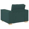 vidaXL Sill&oacute;n Sof&aacute; Tela Verde Oscuro 100x78x84 cm