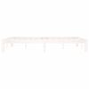 vidaXL Estructura de cama sin colch&oacute;n madera pino blanco 140x200 cm