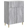vidaXL Aparador Gris Sonoma 66 x 34,5 x 90 cm Madera de Ingenier&iacute;a
