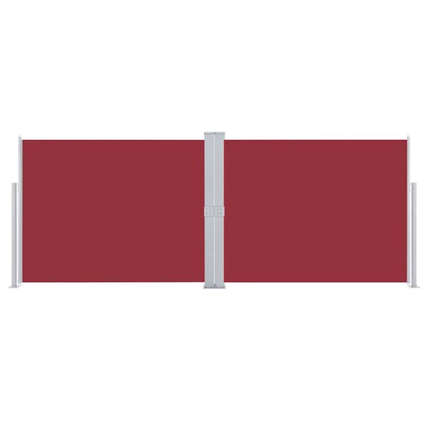 vidaXL Toldo lateral retr&aacute;ctil rojo 140x1000 cm
